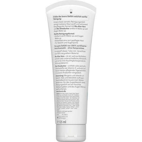 Lavera basis sensitive cleansing milk organic 125ml