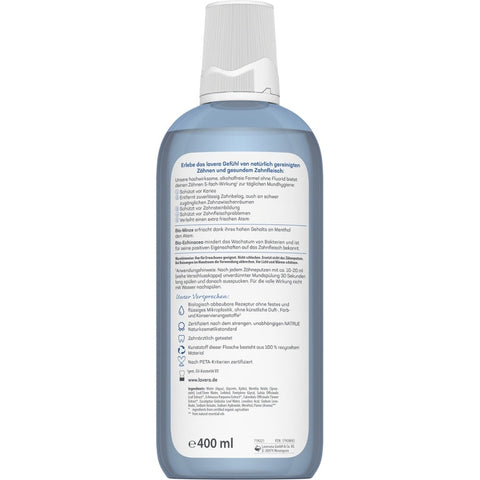Lavera Mouthwash Complete Care fluoride-free Organic 400ml