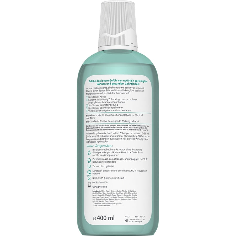 Lavera Mundspülung Sensitive & Repair Bio 400ml