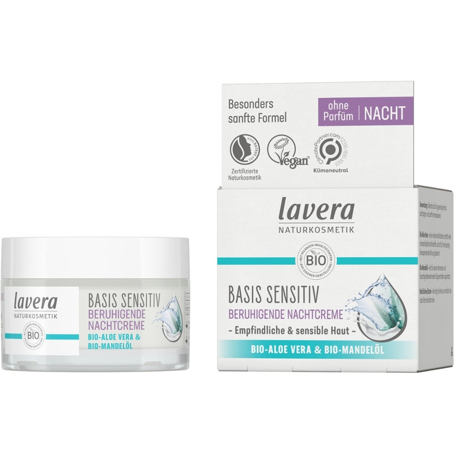 Lavera basis sensitiv Beruhigende Nachtcreme Bio 50ml