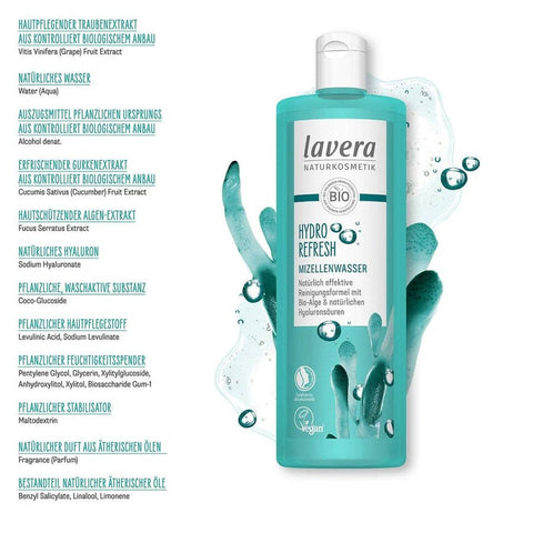 Lavera Hydro Refresh Micellar Water Organic 400ml