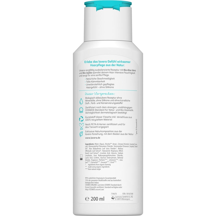 Lavera basis sensitiv Pflegespülung Feuchtigkeit & Pflege Bio 200ml