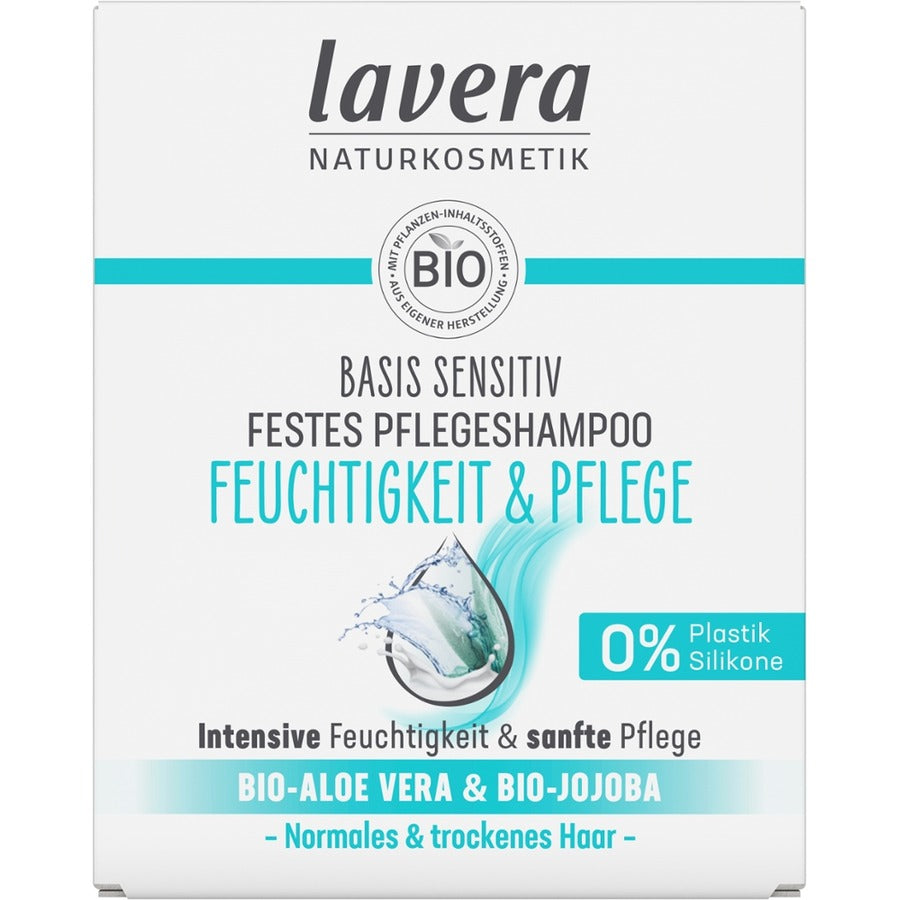 Lavera Festes Pflegeshampoo basis sensitiv Feuchtigkeit & Pflege Bio 50g