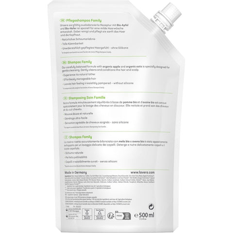 Lavera refill bag care shampoo Family Bio 500ml
