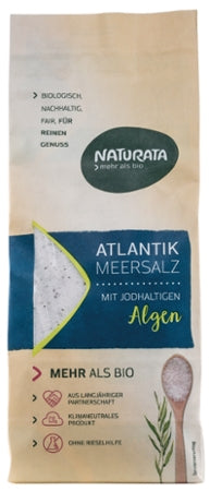 Naturata sea salt with organic algae containing iodine from Spain 500g