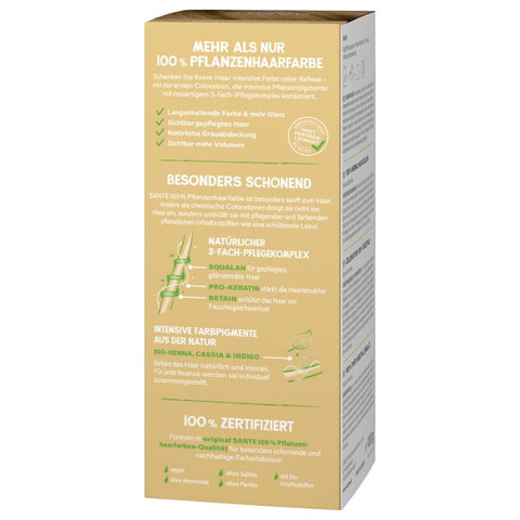 SANTE 100% Pflanzenhaarfarbe mit 3-fach Pflegekomplex VANILLEBLOND 01 Bio 100g
