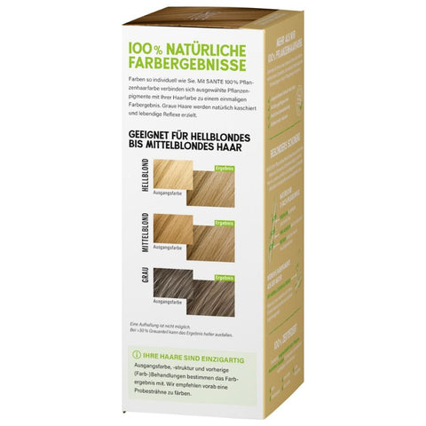 SANTE 100% Pflanzenhaarfarbe mit 3-fach Pflegekomplex VANILLEBLOND 01 Bio 100g