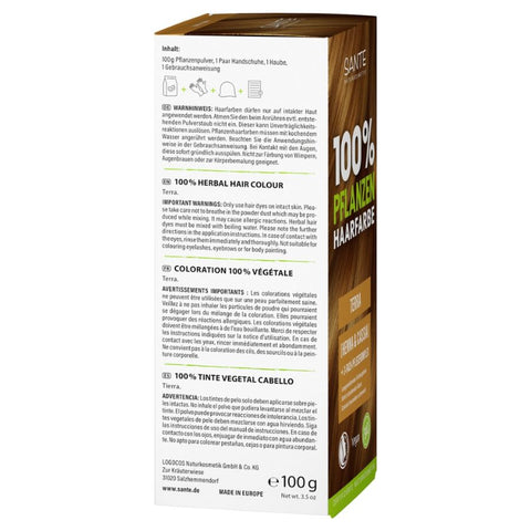 SANTE 100% Pflanzenhaarfarbe mit 3-Fach Pflegekomplex TERRA 04 Bio 100g