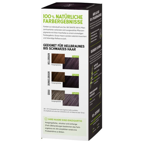 SANTE 100% Pflanzenhaarfarbe mit 3-Fach Pflegekomplex SCHWARZ 05 Bio 100g