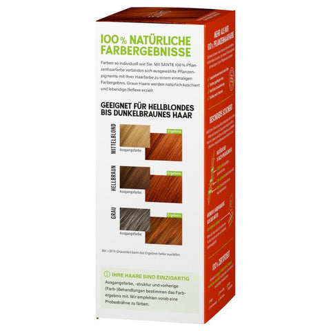 SANTE 100% Pflanzenhaarfarbe mit 3-Fach Pflegekomplex NATURROT 06 Bio 100g