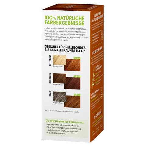 SANTE 100% Pflanzenhaarfarbe mit 3-Fach Pflegekomplex MAHAGONIROT 07 Bio 100g