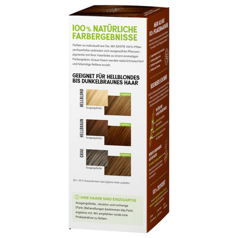 SANTE 100% Pflanzenhaarfarbe mit 3-Fach Pflegekomplex MARONENBRAUN 08 Bio 100g