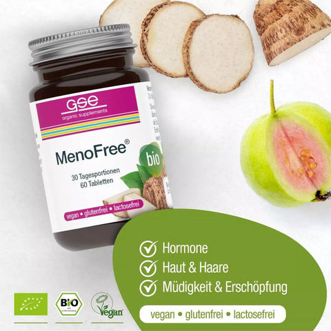 GSE MenoFree® (organic), 60 tablets of 500 mg, 30g