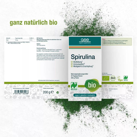 GSE Naturland BIO Spirulina Pulver 200g