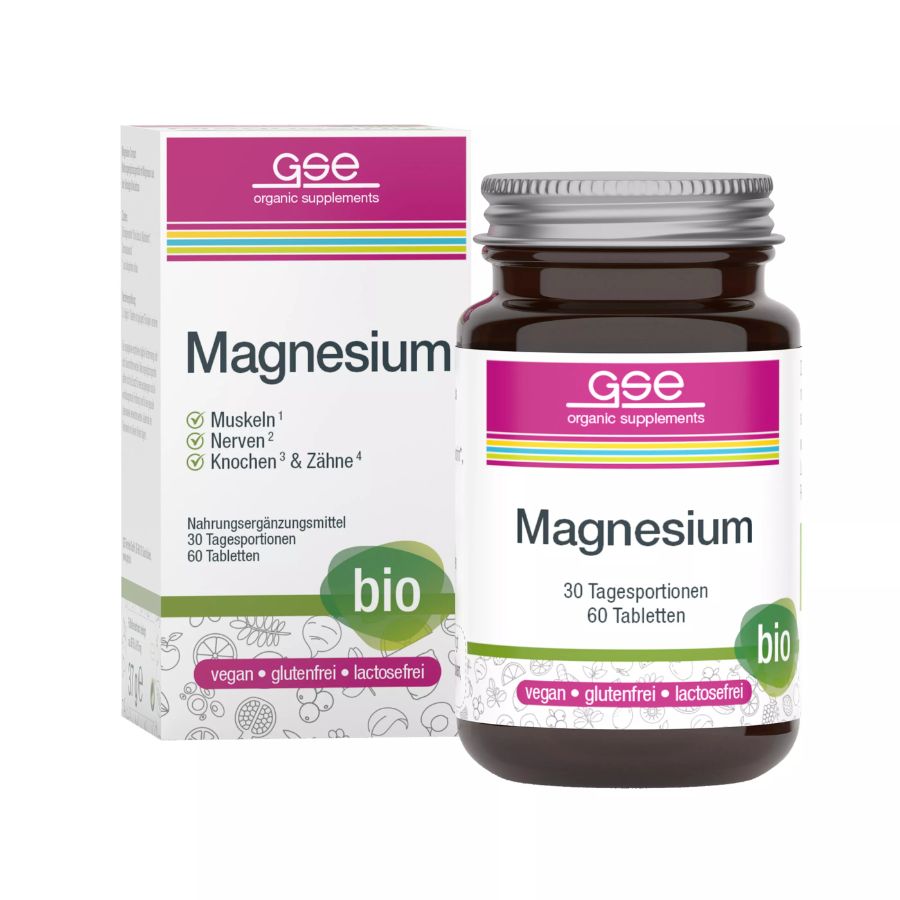 GSE Magnesium Compact (Bio), 60 Tabl. à 615 mg, 37g