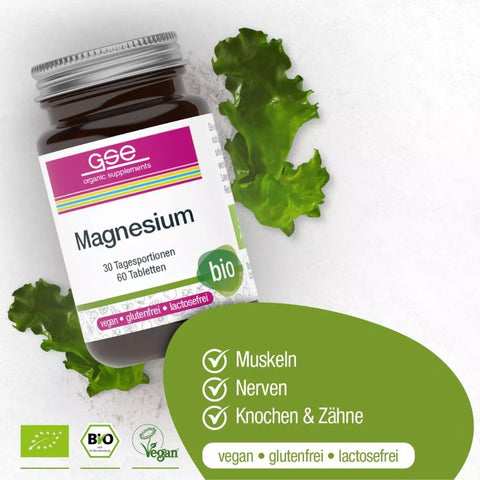 GSE Magnesium Compact (Bio), 60 Tabl. à 615 mg, 37g