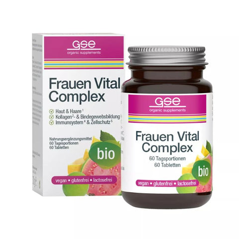 GSE Women Vital Complex (organic), 60 tablets of 500mg each, 30g