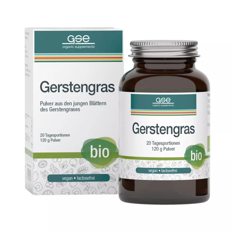 GSE BIO Gerstengras Pulver 120g