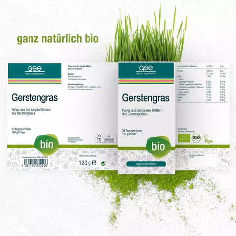 GSE ORGANIC barley grass powder 120g