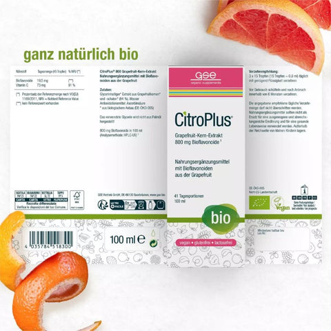 GSE CitroPlus® 800 Grapefruit Seed Extract (Organic) 100ml