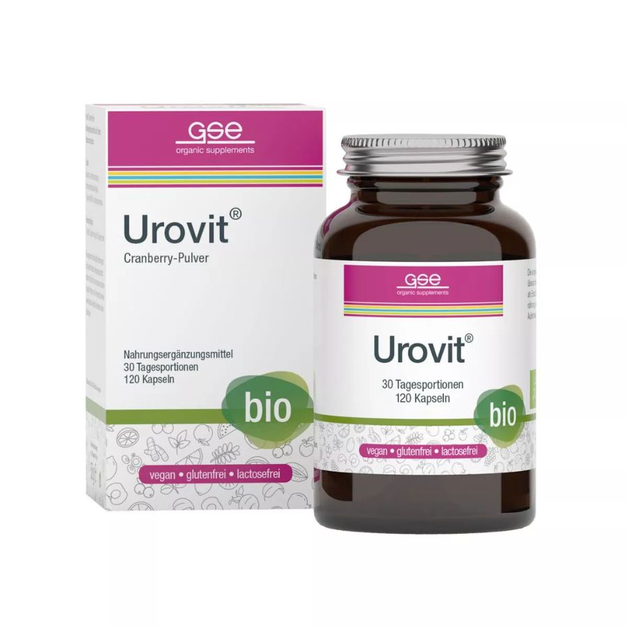 GSE Urovit® BIO Cranberry, 120 Kapseln à 480 mg, 58g