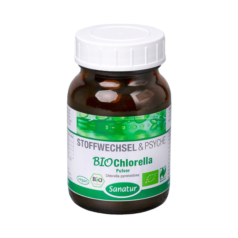 Sanatur BioChlorella Naturland 100 g Pulver