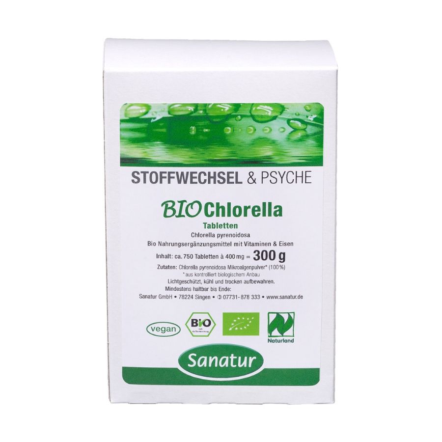 Sanatur BioChlorella Naturland ca. 750 Tabletten = 300 g