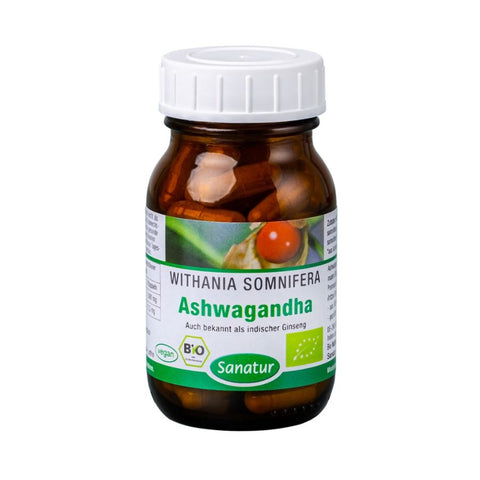Sanatur Ashwagandha ORGANIC, 60 capsules (36 g)