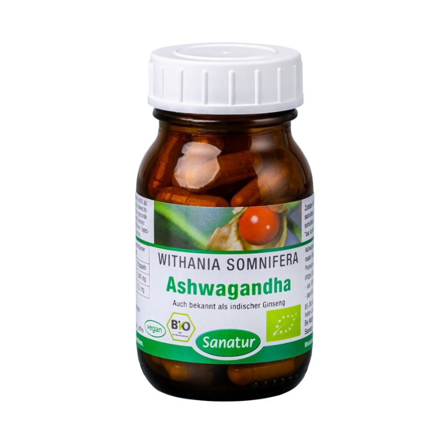 Sanatur Ashwagandha BIO, 60 Kapseln (36 g)