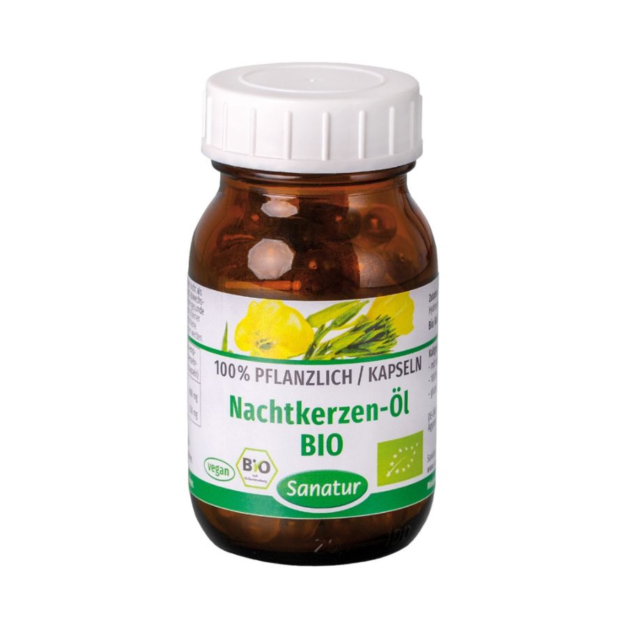 Sanatur Nachtkerzen-Öl, BIO 60 Kapseln (35 g)