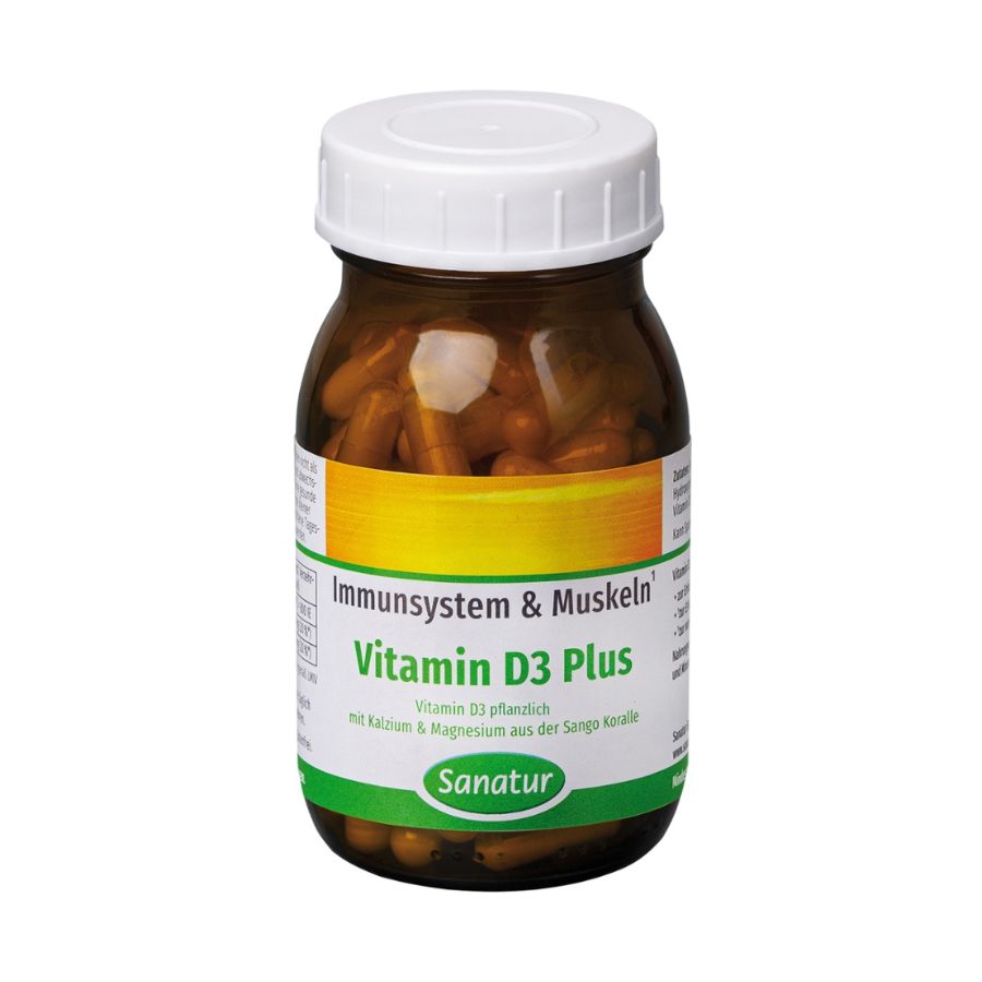 Sanatur Vitamin D3 Plus 90 Kapseln (67 g)