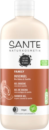 Sante Naturkosmetik Shower Gel Coconut &amp; Vanilla Organic 500ml
