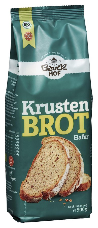 Bauckhof Krustenbrot Hafer (glutenfrei) 500g