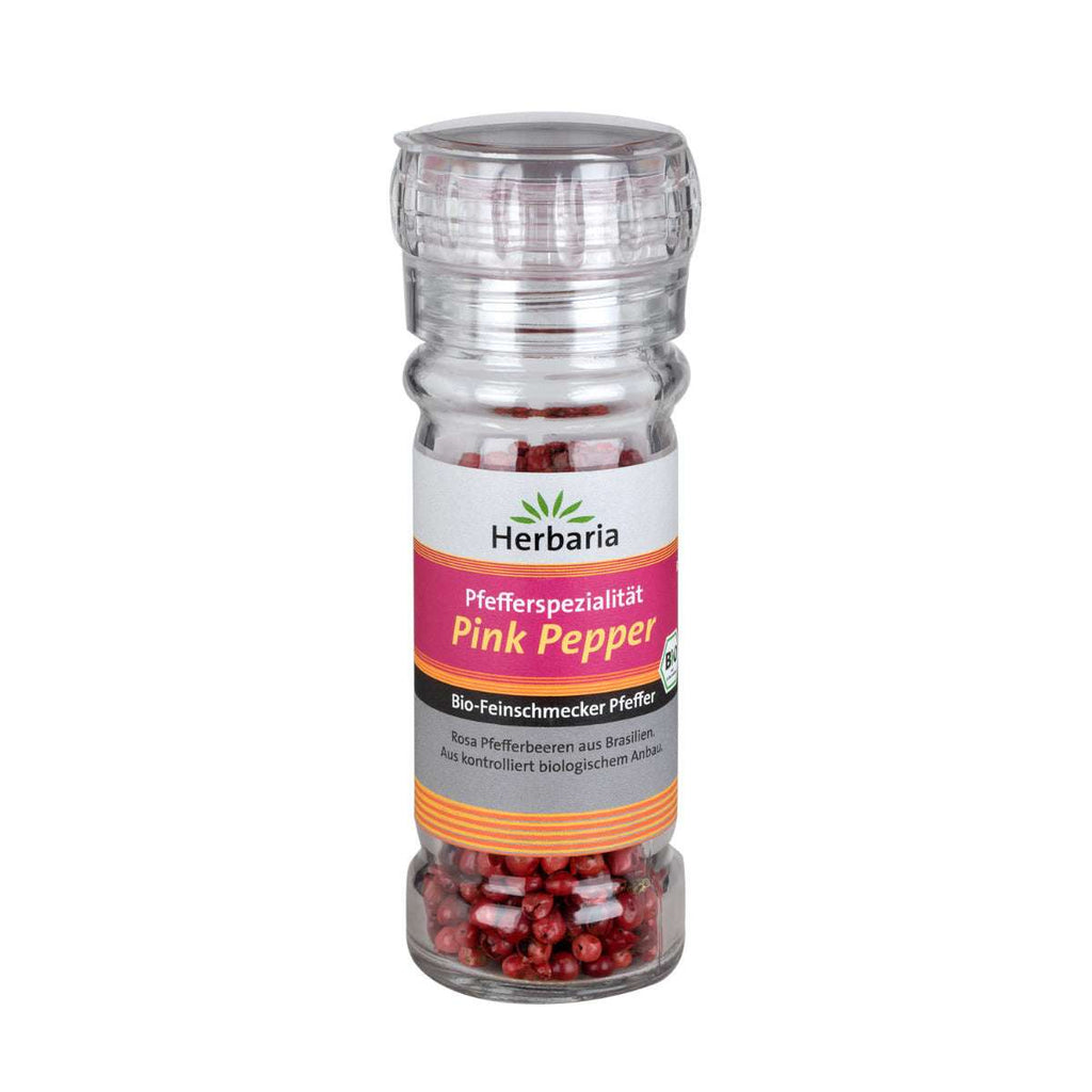 Herbaria Pink Pepper 20g Glasmühle Bio