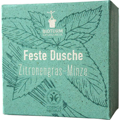 BIOTURM Feste Dusche Zitronengras-Minze Nr.136 Bio 100g