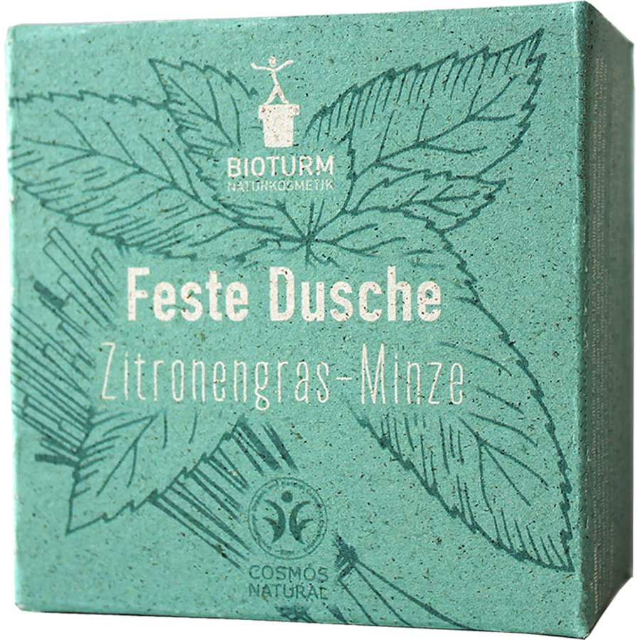 BIOTURM Feste Dusche Zitronengras-Minze Nr.136 Bio 100g