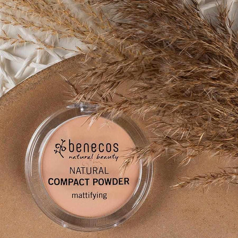 benecos Natural Beauty  Compact Powder porcelain Bio 9g