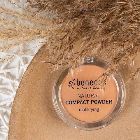 benecos Natural Beauty  Compact Powder sand Bio 9g