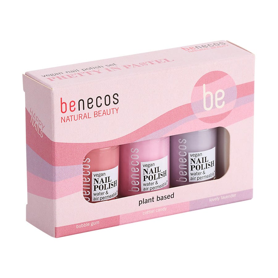 benecos Natural Beauty Nail Polish Vorteilset Pretty in Pastel 3er Set Bio