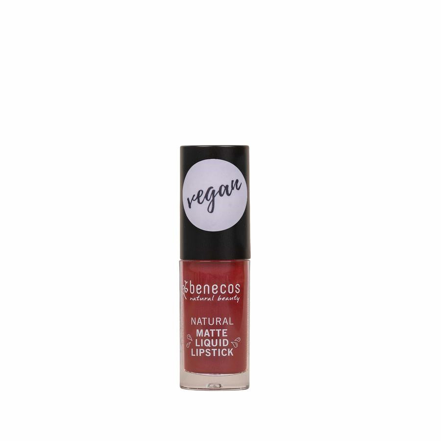 benecos Natural Beauty Matte Liquid Lipstick bloody berry Bio 5ml