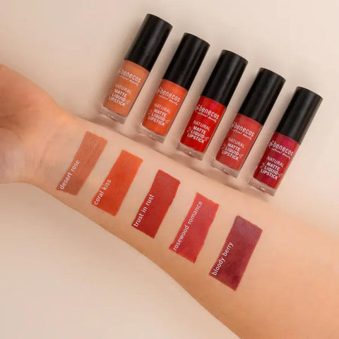 benecos Natural Beauty Matte Liquid Lipstick bloody berry Bio 5ml