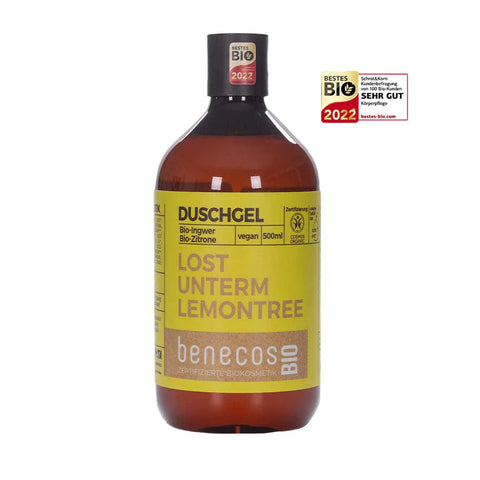 benecos LOST UNTERM LEMONTREE Duschgel Bio-Ingwer + Bio-Zitrone 500ml