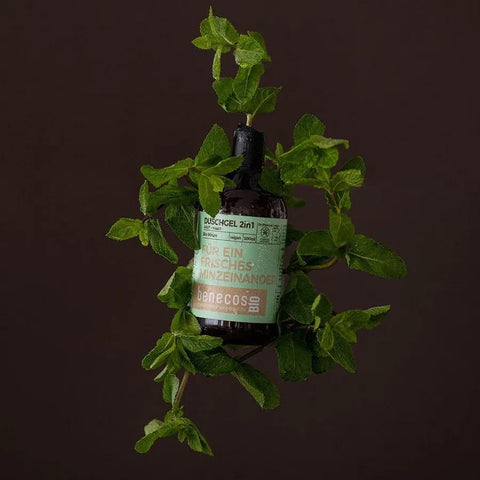benecos FRESH MINT-TOGETHER Shower Gel 2in1 – Mint, Skin & Hair, 500ml