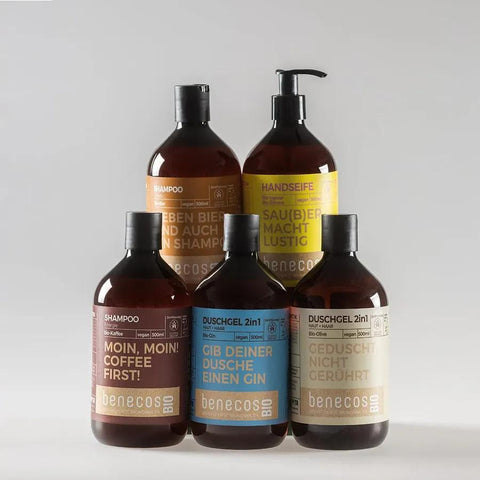 benecos SHOWERED, NOT STIRRED 2in1 Shower Gel Olive Skin and Hair, 500ml