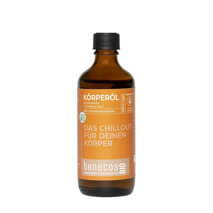 benecosBio DAS CHILLOUT FÜR DEINEN KÖRPER Körperöl Bio-Calendulamazerat 100ml