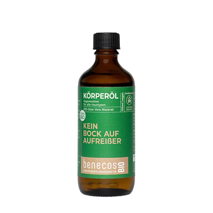 benecosBio KEIN BOCK AUF AUFREIßER KÖRPERÖL Bio-Aloe Vera-Mazerat 100ml