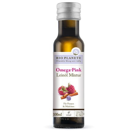 BIO PLANÈTE Vital Oil Omega Pink Linseed Oil Mixture Organic 100ml