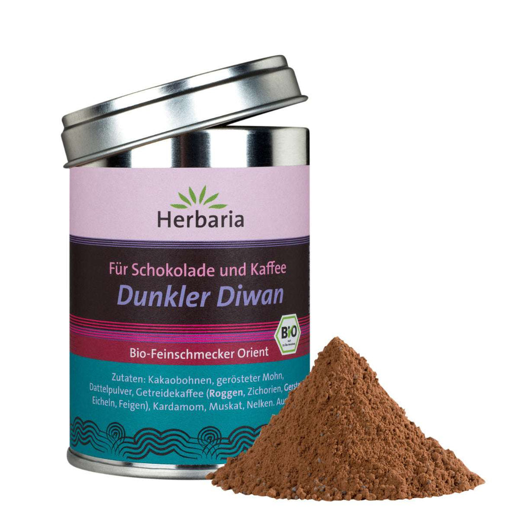 Herbaria Dunkler Diwan für Kaffee und Schokolade 70g Bio