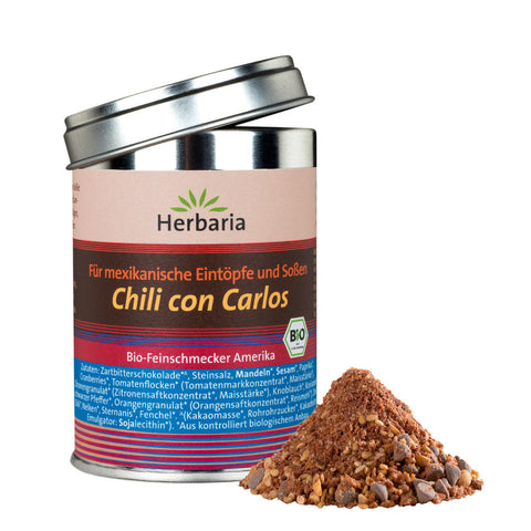 Herbaria Chili con Carlos Gewürzmischung Bio 110 g
