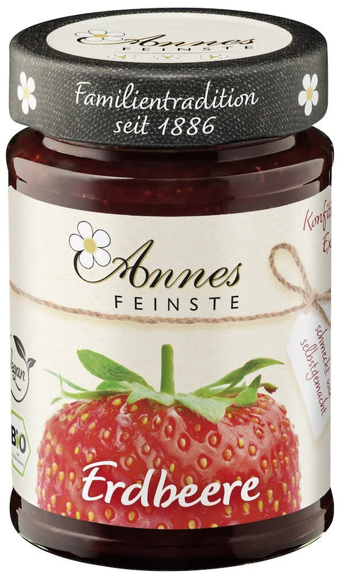 Annes Feinste Organic Strawberry Jam 225g